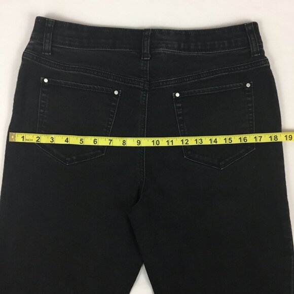 Chico's Fabulously Slimming Black Jeans Size 0.5 - Picture 11 of 13